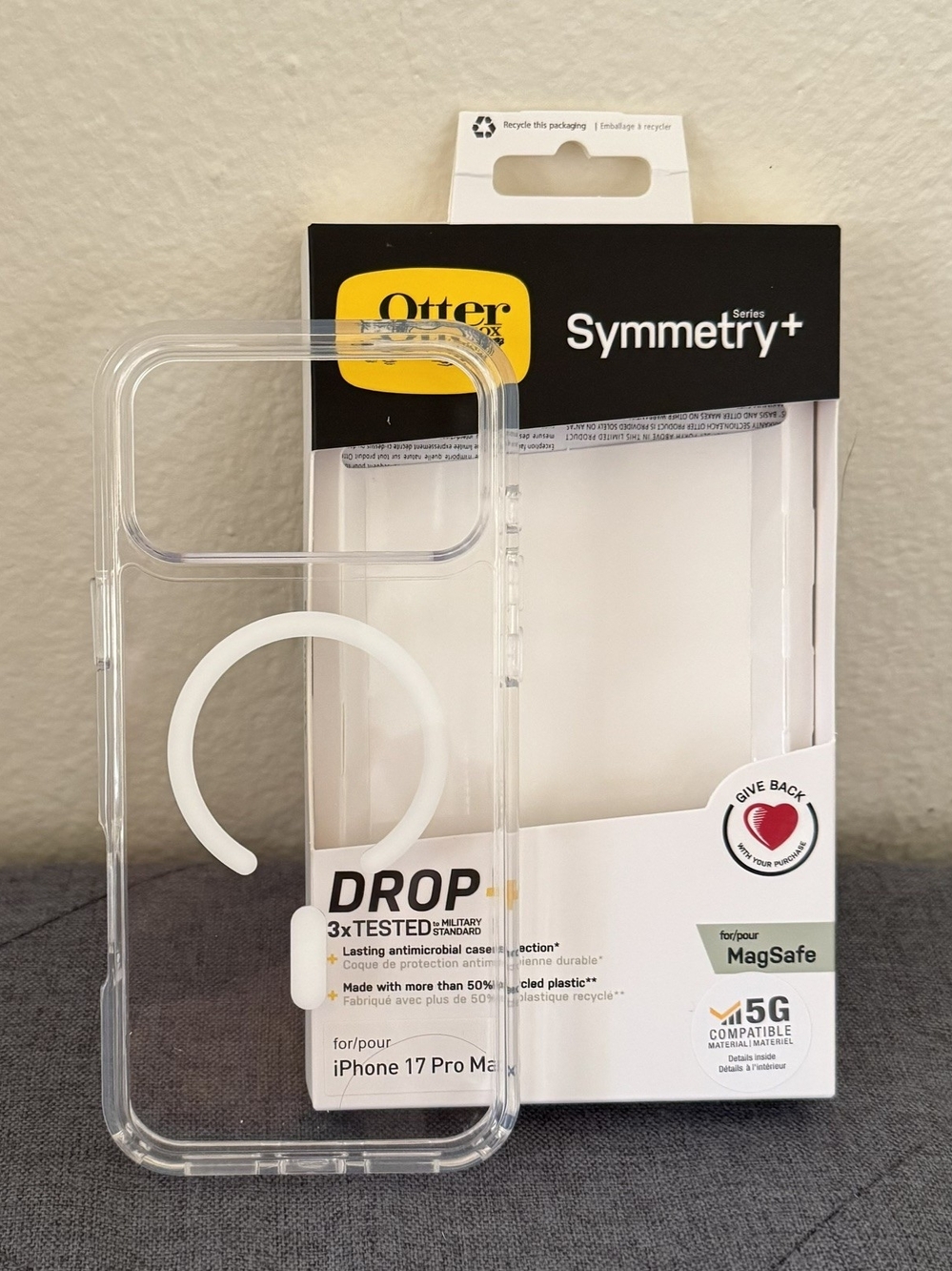 OtterBox Symmetry+ Clear Case for iPhone 17 Pro Max